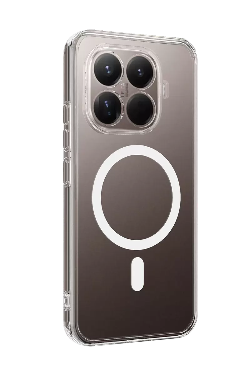 Newface Xiaomi Mi 15T Pro Combo Sert Şeffaf Magsafe Kapak - Şeffaf