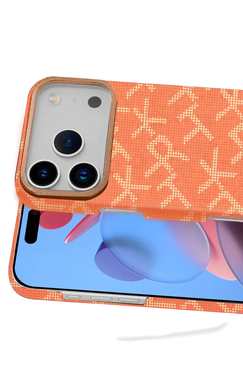 Newface Apple iPhone 17 Pro Vega Magsafe Kapak - Açık Turuncu