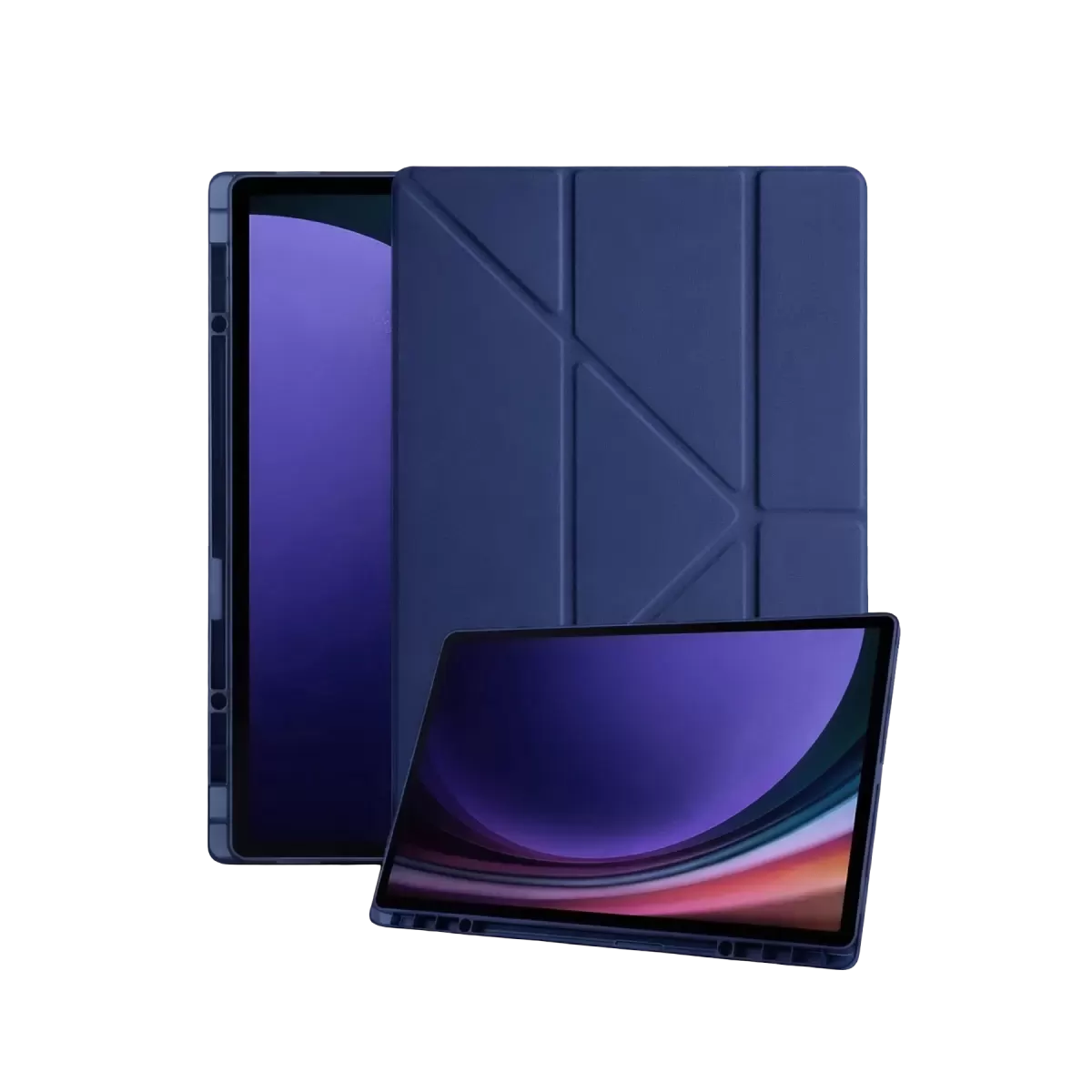 Newface Samsung Galaxy X930 Tab S11 Ultra 14.6 Kalemlikli Mars Tablet Kılıfı - Lacivert