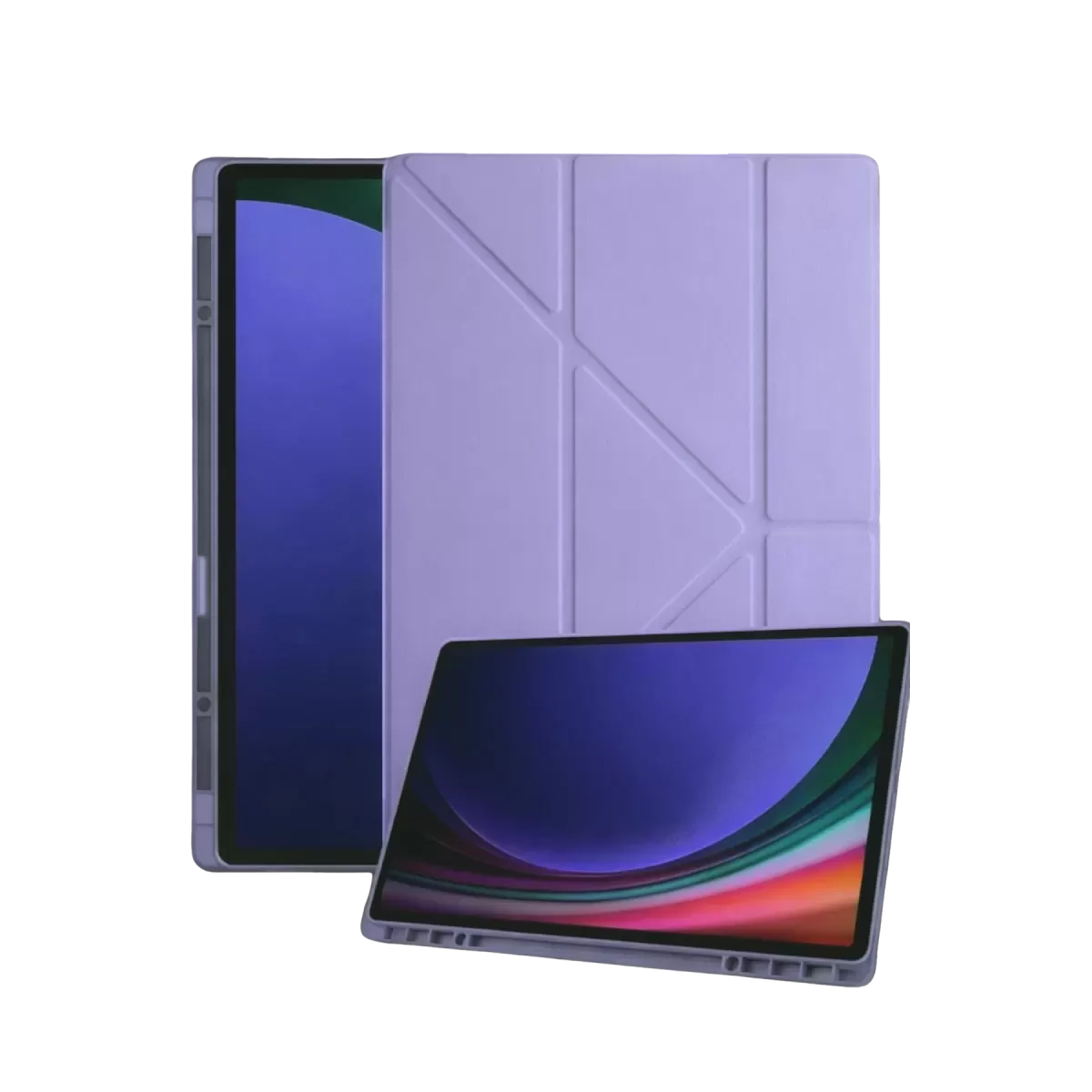 Newface Samsung Galaxy Tab A11 Kalemlikli Mars Tablet Kılıfı - Lila