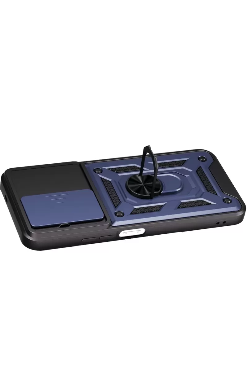 Newface Xiaomi Redmi 15C 4G Pars Lens Yüzüklü Silikon - Lacivert
