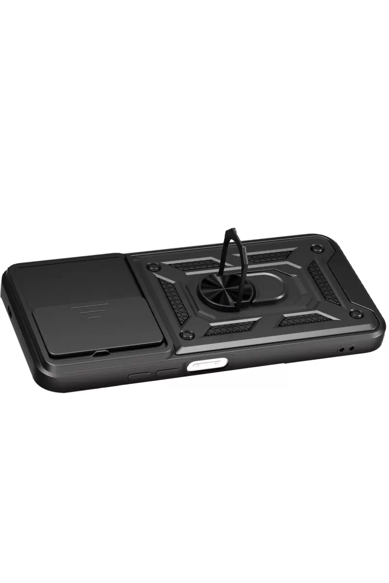 Newface Xiaomi Redmi 15C 4G Pars Lens Yüzüklü Silikon - Siyah
