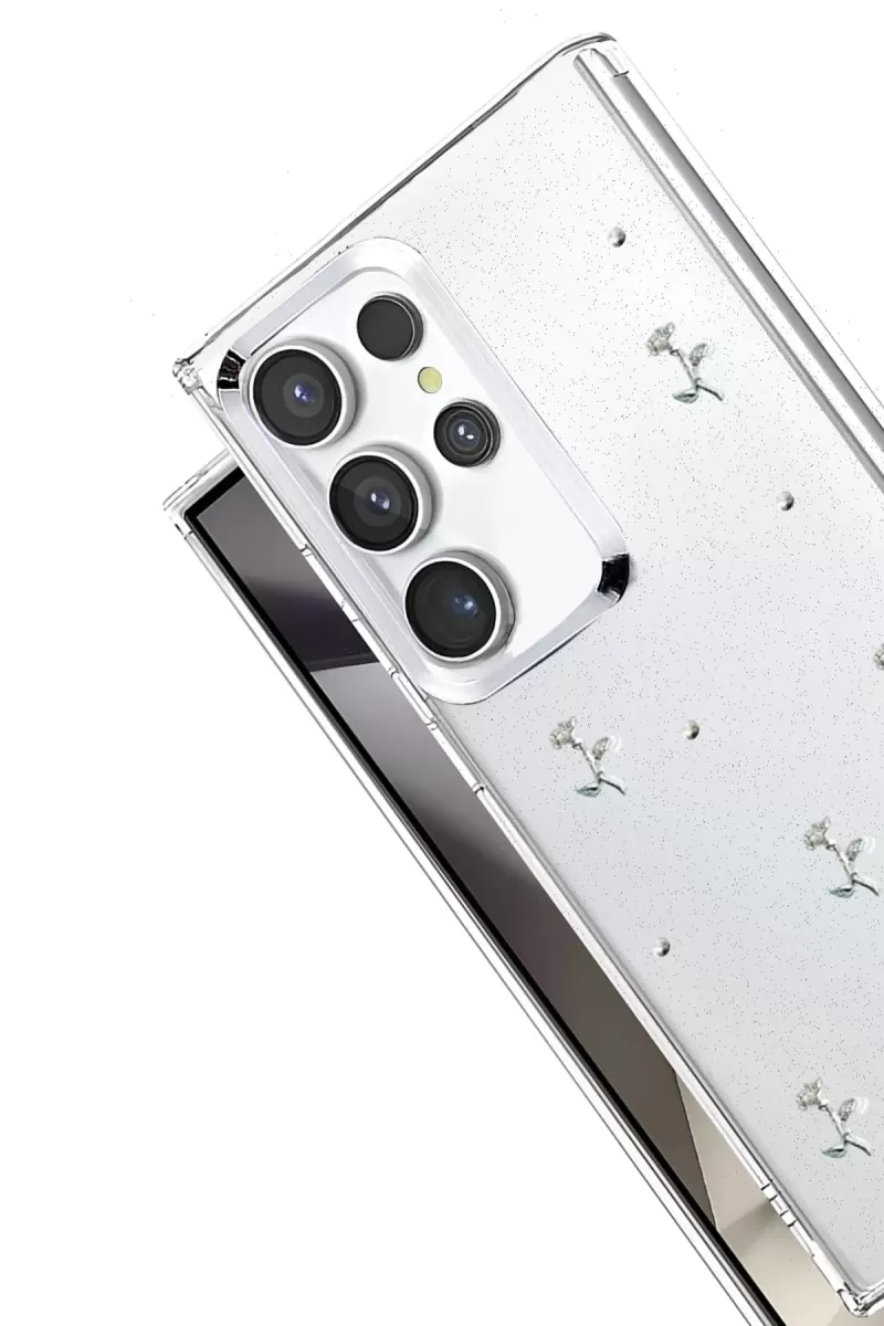 Newface Samsung Galaxy S25 Ultra Fiyonk Desenli Kapak - Desen 4