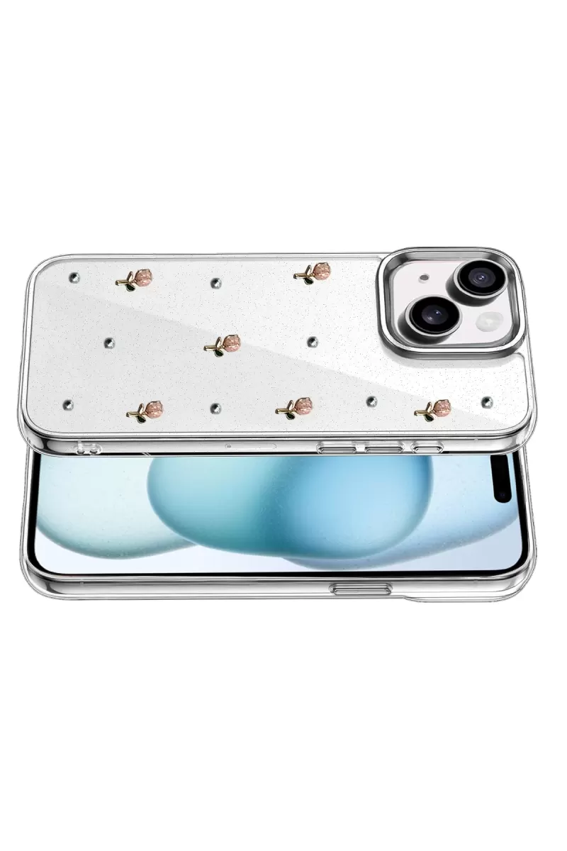 Newface Apple iPhone 14 Fiyonk Desenli Kapak - Desen 6