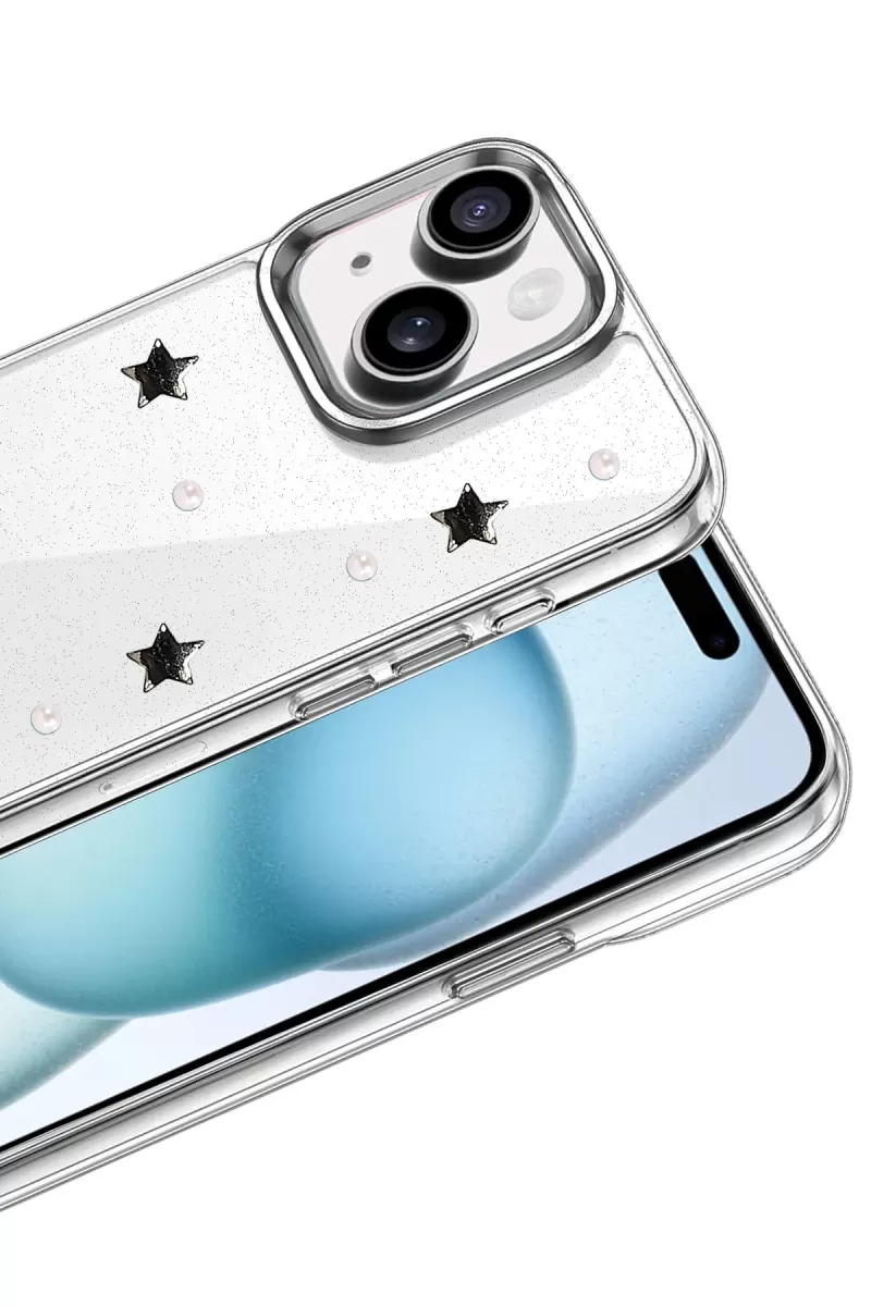 Newface Apple iPhone 14 Fiyonk Desenli Kapak - Desen 7