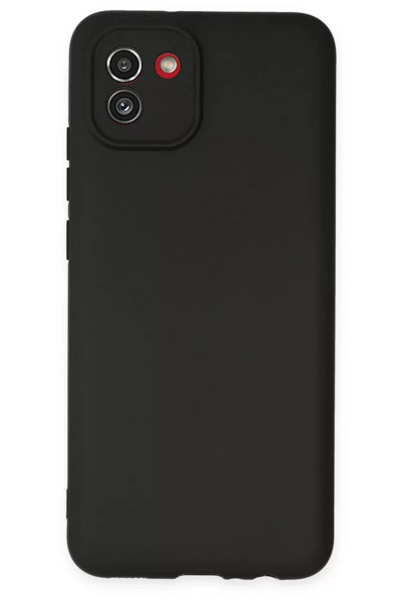 Newface Samsung Galaxy A03 Kılıf First Silikon - Siyah