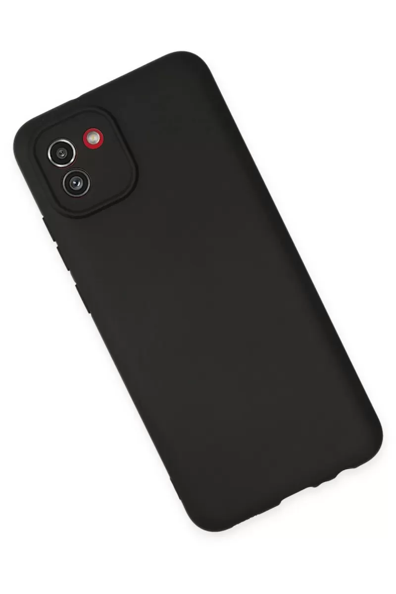 Newface Samsung Galaxy A03 Kılıf First Silikon - Siyah