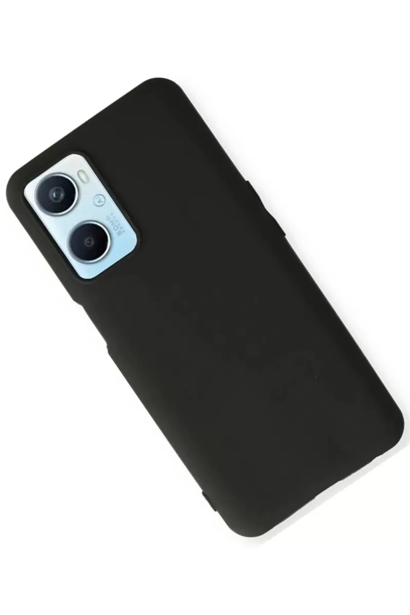Newface Oppo A96 Kılıf First Silikon - Siyah