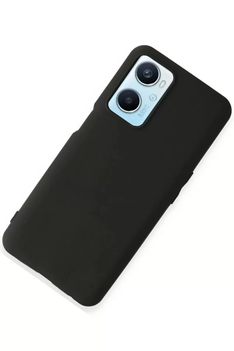 Newface Oppo A96 Kılıf First Silikon - Siyah