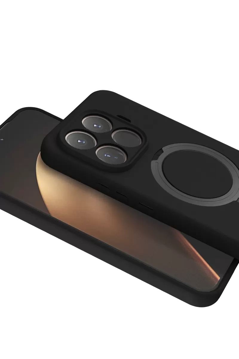 Newface Xiaomi Mi 15T Pro Regal Magsafe Standlı Kapak - Siyah