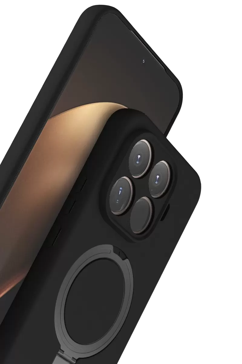 Newface Xiaomi Mi 15T Pro Regal Magsafe Standlı Kapak - Siyah