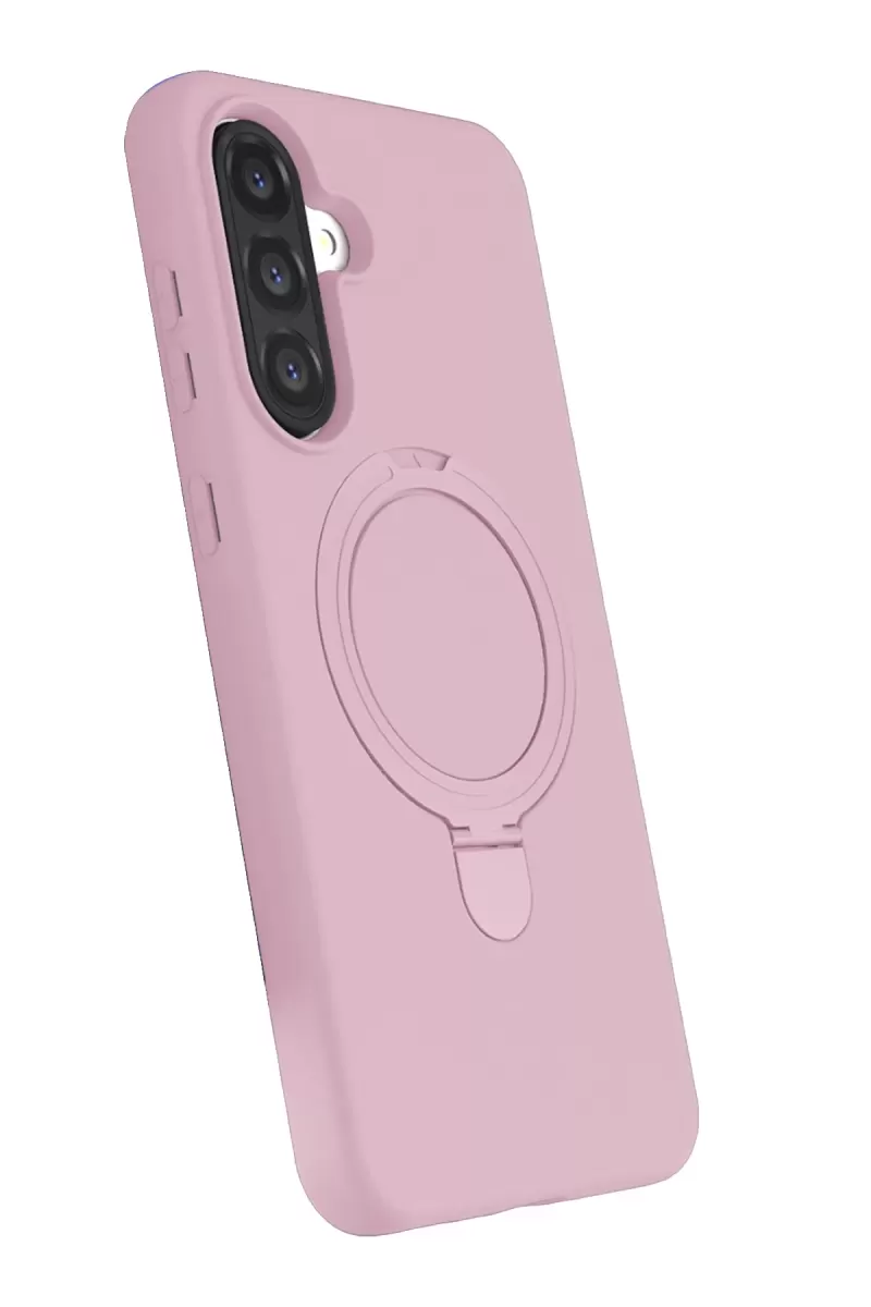 Newface Samsung Galaxy A36 Regal Magsafe Standlı Kapak - Açık Pembe
