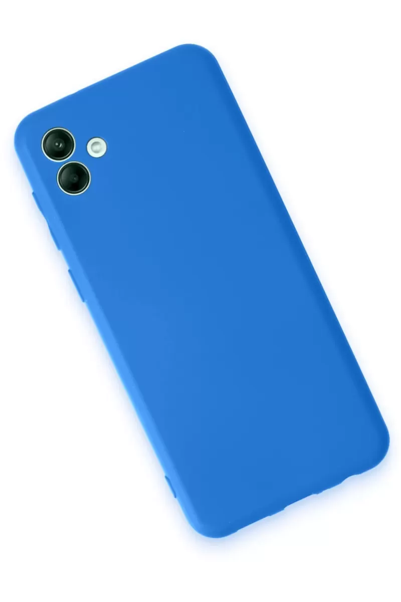 Newface Samsung Galaxy A04 Kılıf First Silikon - Mavi