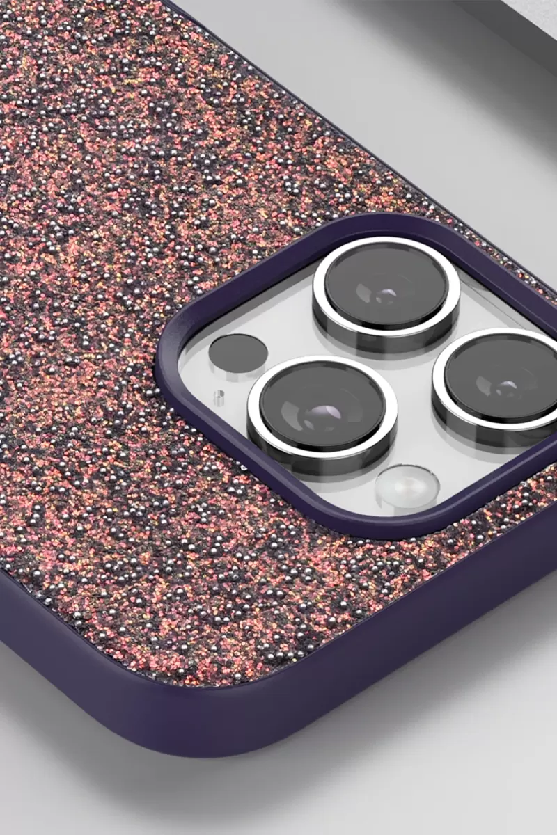 Onegif Apple iPhone 16 Bright Simli Kapak - Pembe
