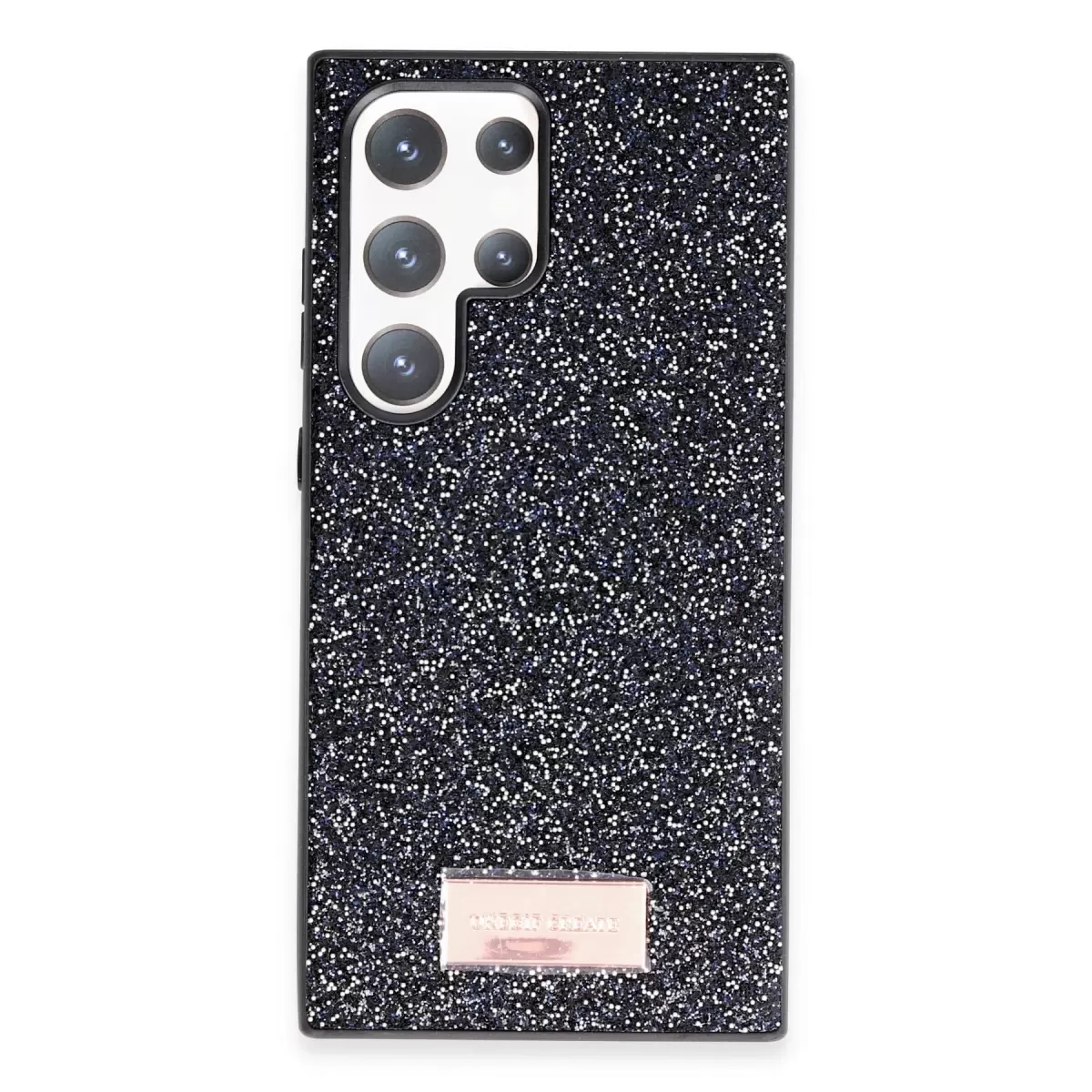 Onegif Samsung Galaxy S24 Ultra Bright Simli Kapak - Siyah