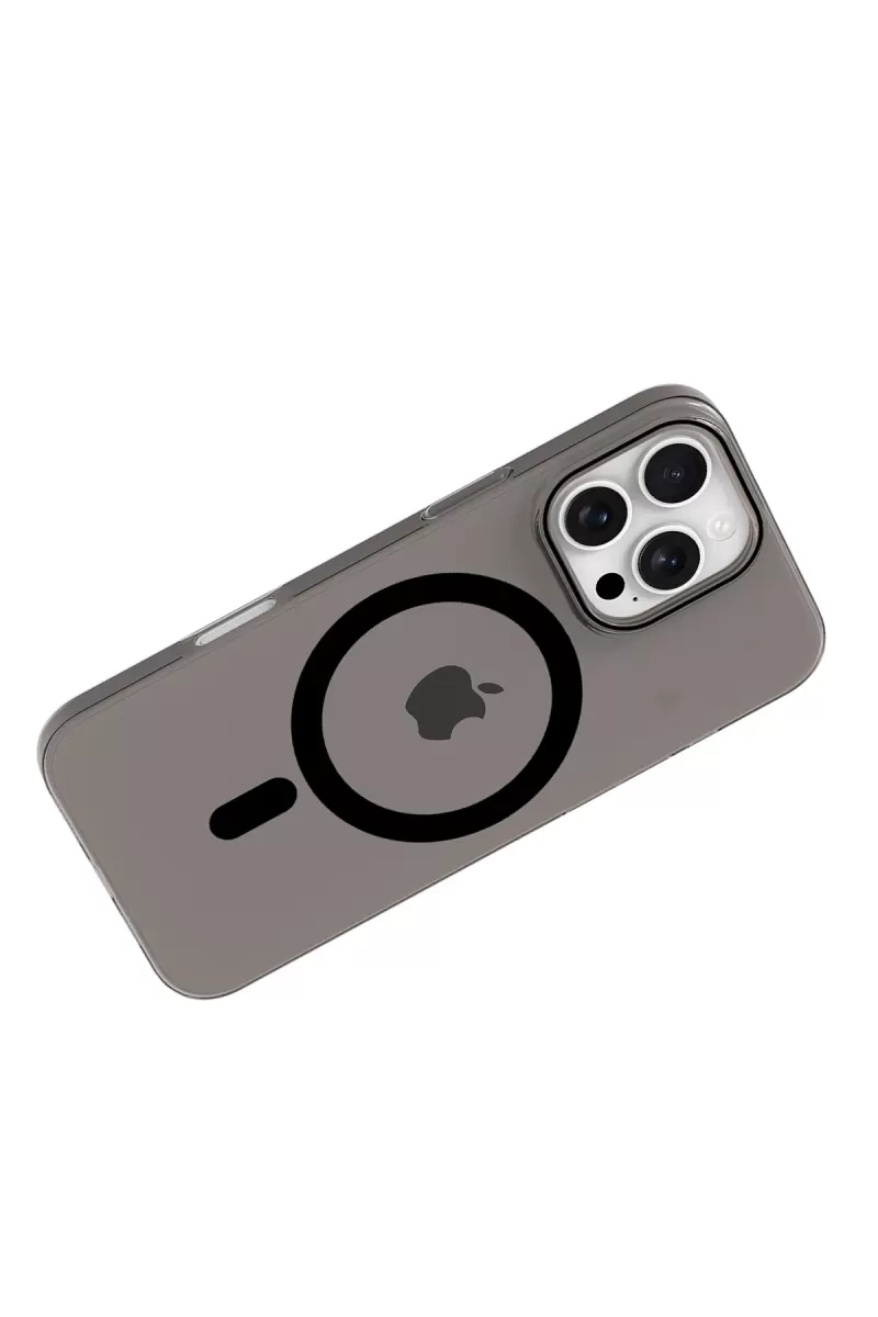 Joko Apple iPhone 16 Pro Max PC Blank Magsafe Kapak - Siyah