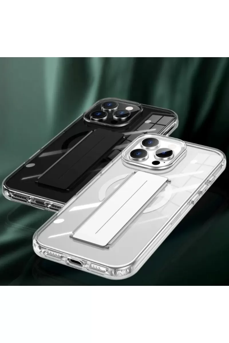 Joko Apple iPhone 16 Kılıf Alfa Magsafe Standlı Kapak - Siyah