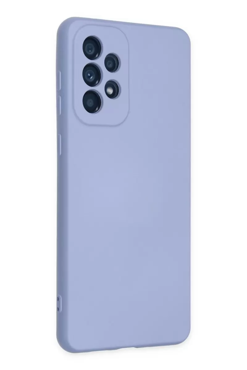 Newface Samsung Galaxy A23 4G Kılıf Nano içi Kadife Silikon - Lila