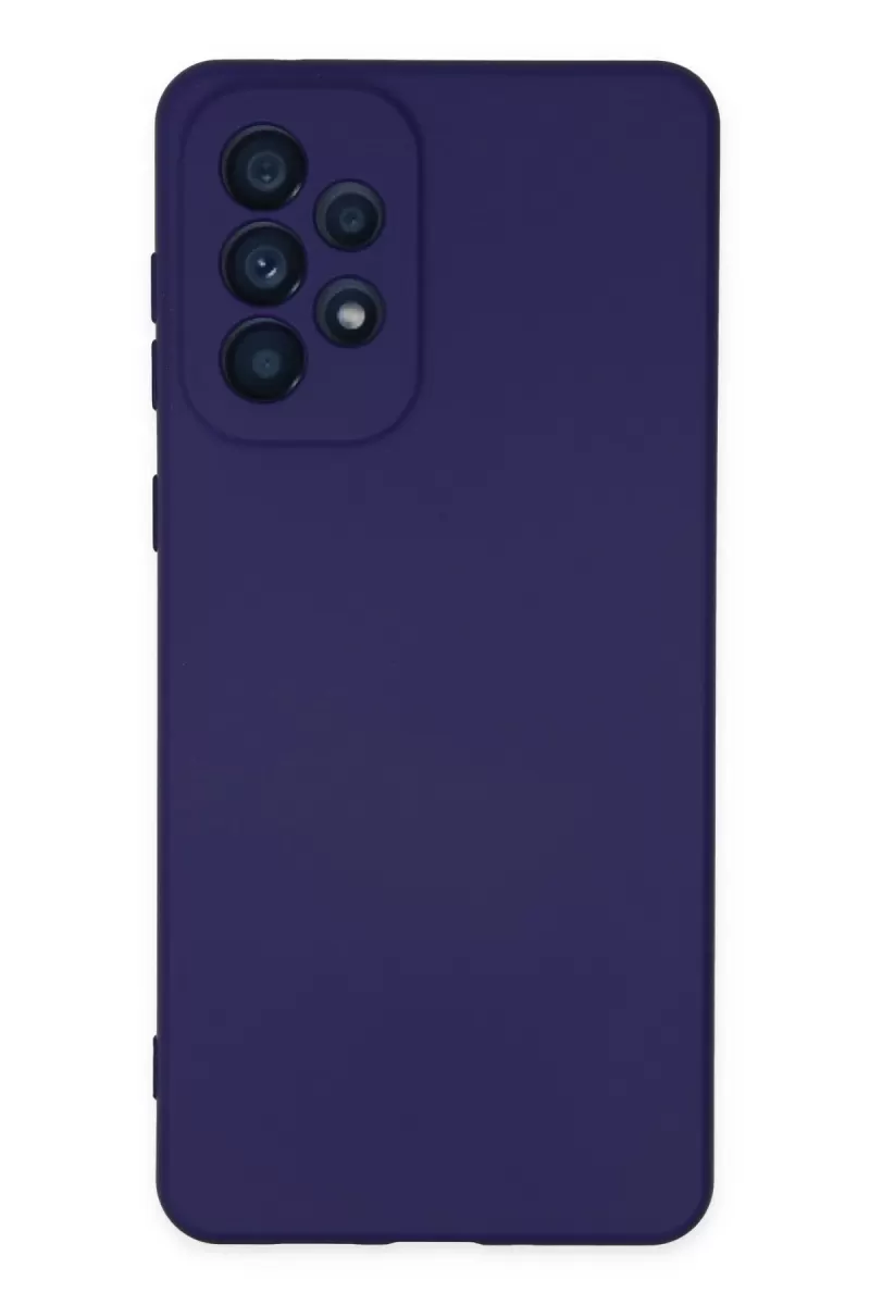 Newface Samsung Galaxy A23 4G Kılıf Nano içi Kadife Silikon - Mor