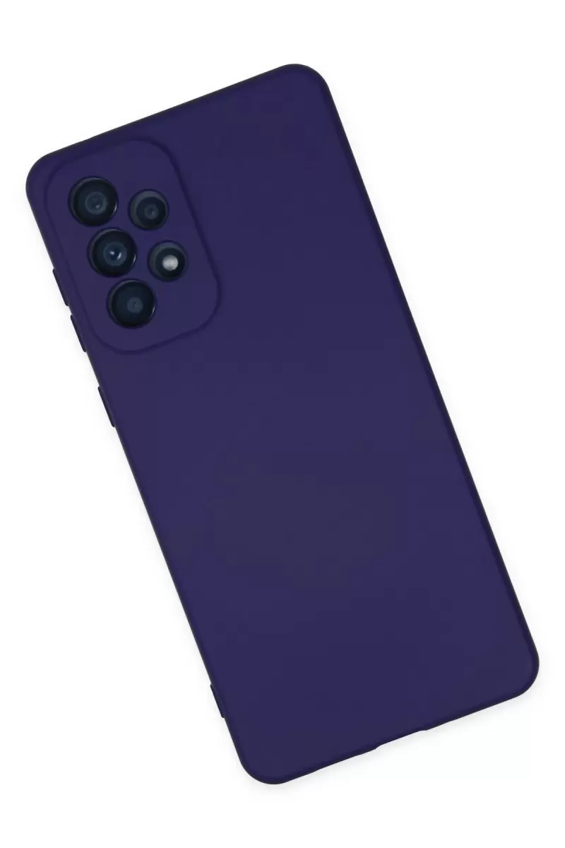 Newface Samsung Galaxy A23 4G Kılıf Nano içi Kadife Silikon - Mor