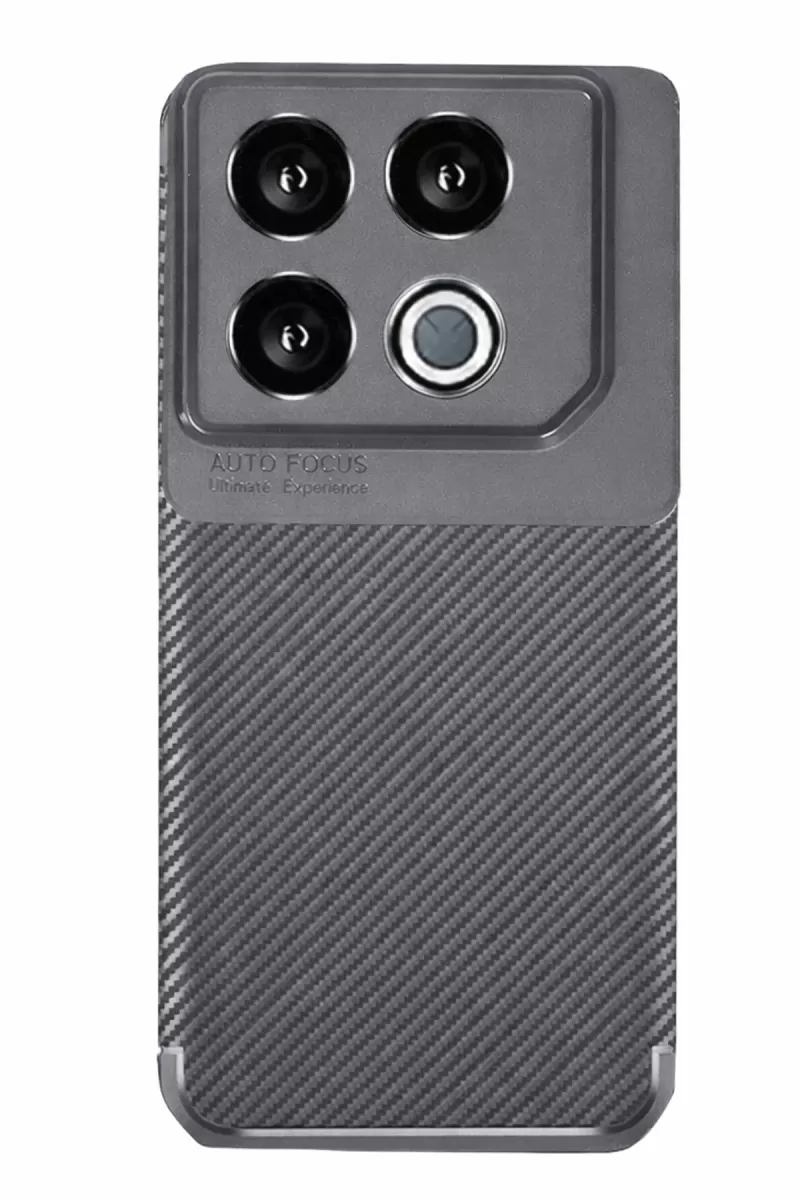 Newface İnfinix GT 20 Pro Kılıf Auto Focus Karbon Kapak - Gri