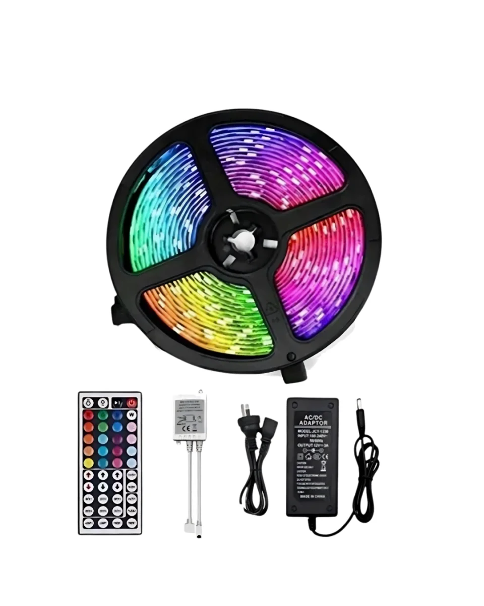 5 Metre RGB LED Şerit Kumandalı 5050 Renk Değiştiren LED Strip