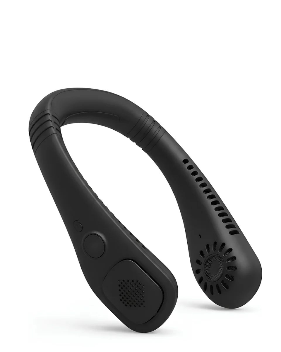 USB Şarjlı 360 Derece Serinlik Sunan Taşınabilir Boyun Fanı