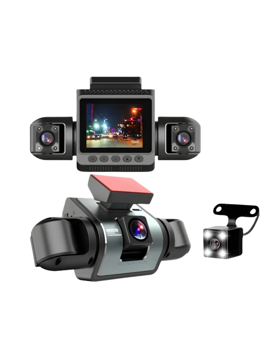 Araç Ön Arka İç Kamera Sistemi Full HD Hareket Sensörlü Kayıt Cihazı