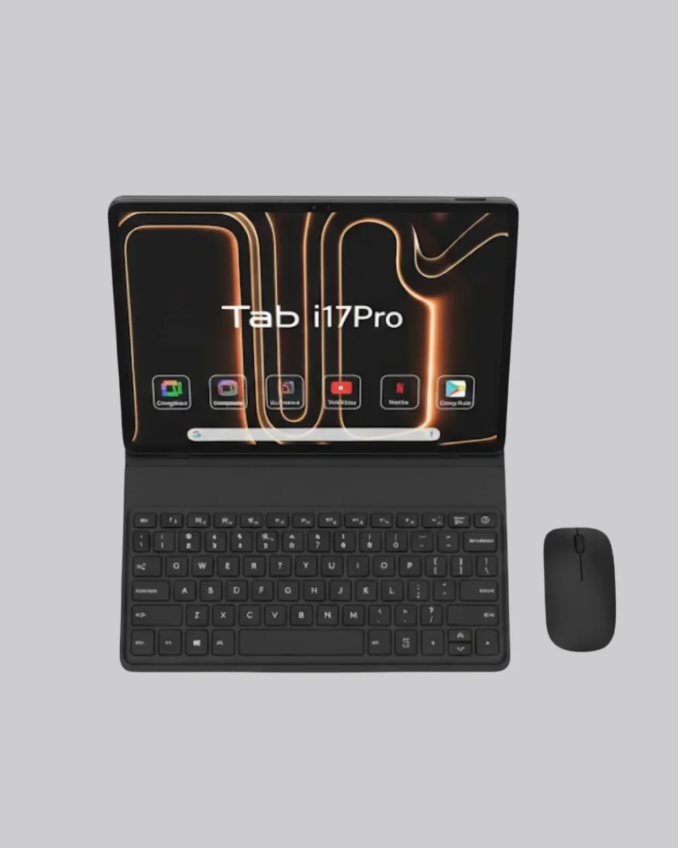 Android 15 Tablet Klavyeli Mouse’lu Profesyonel Set