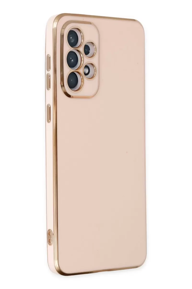Newface Samsung Galaxy A73 5G Kılıf Volet Silikon - Pembe