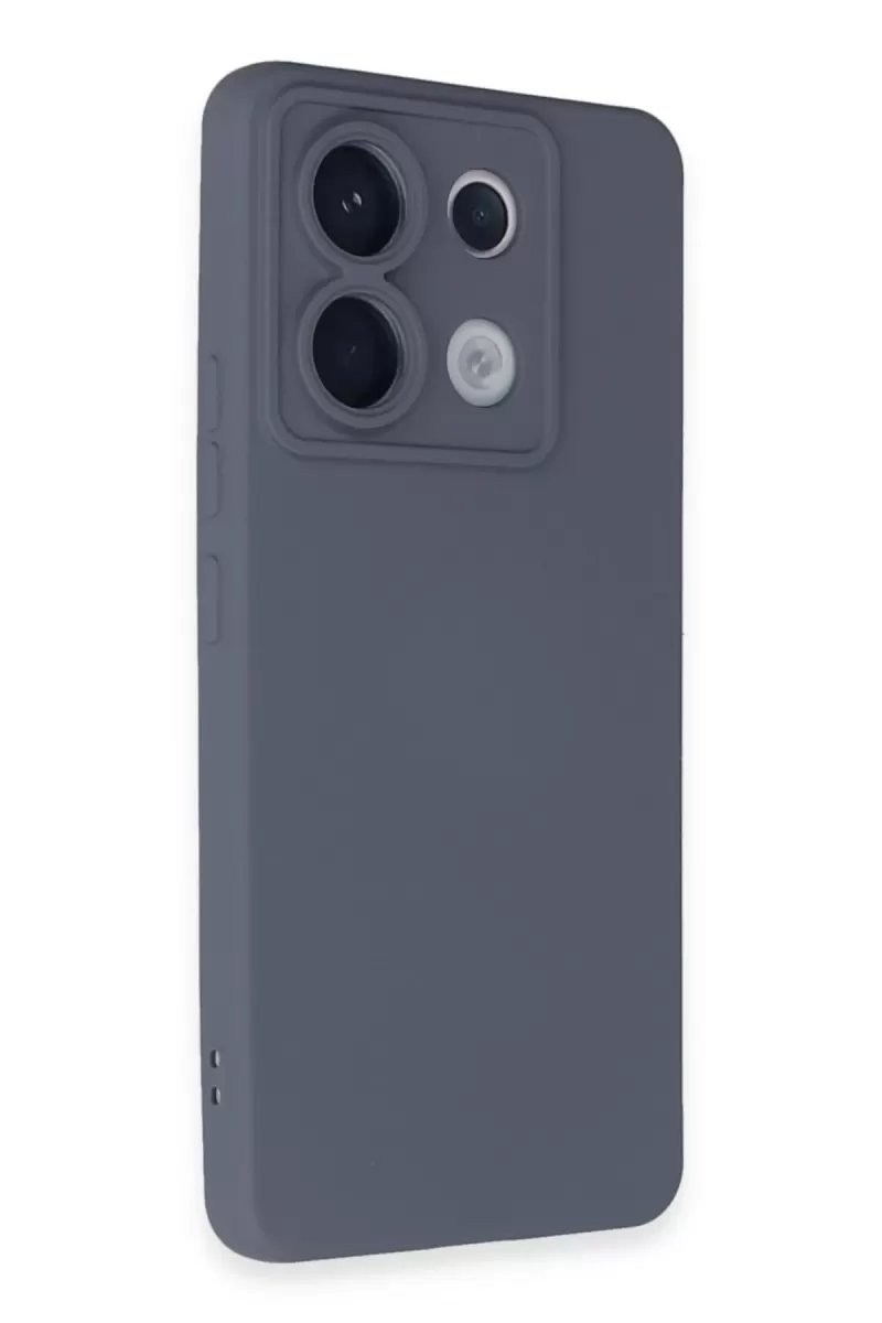 Newface Xiaomi Redmi Note 13 Pro 5G Kılıf Nano içi Kadife Silikon - Gri
