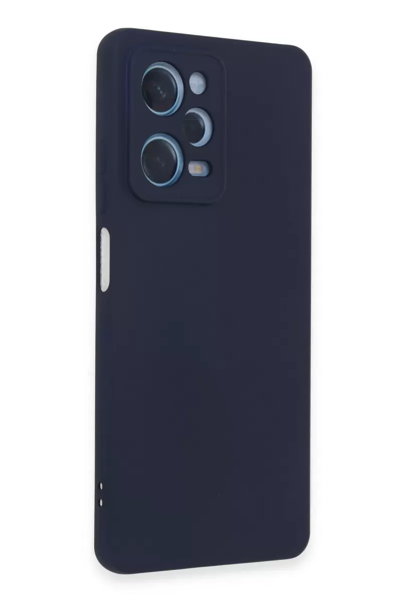 Newface Xiaomi Redmi Note 12 Pro 5G Kılıf Nano içi Kadife Silikon - Lacivert