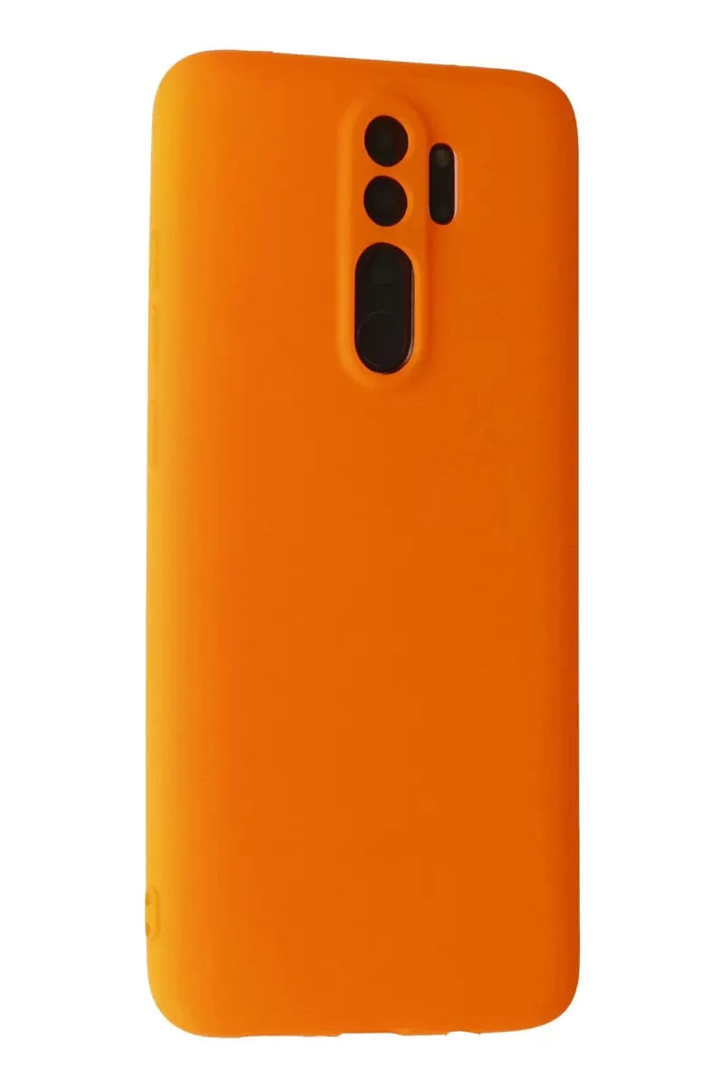 Newface Xiaomi Redmi Note 8 Pro Kılıf First Silikon - Turuncu