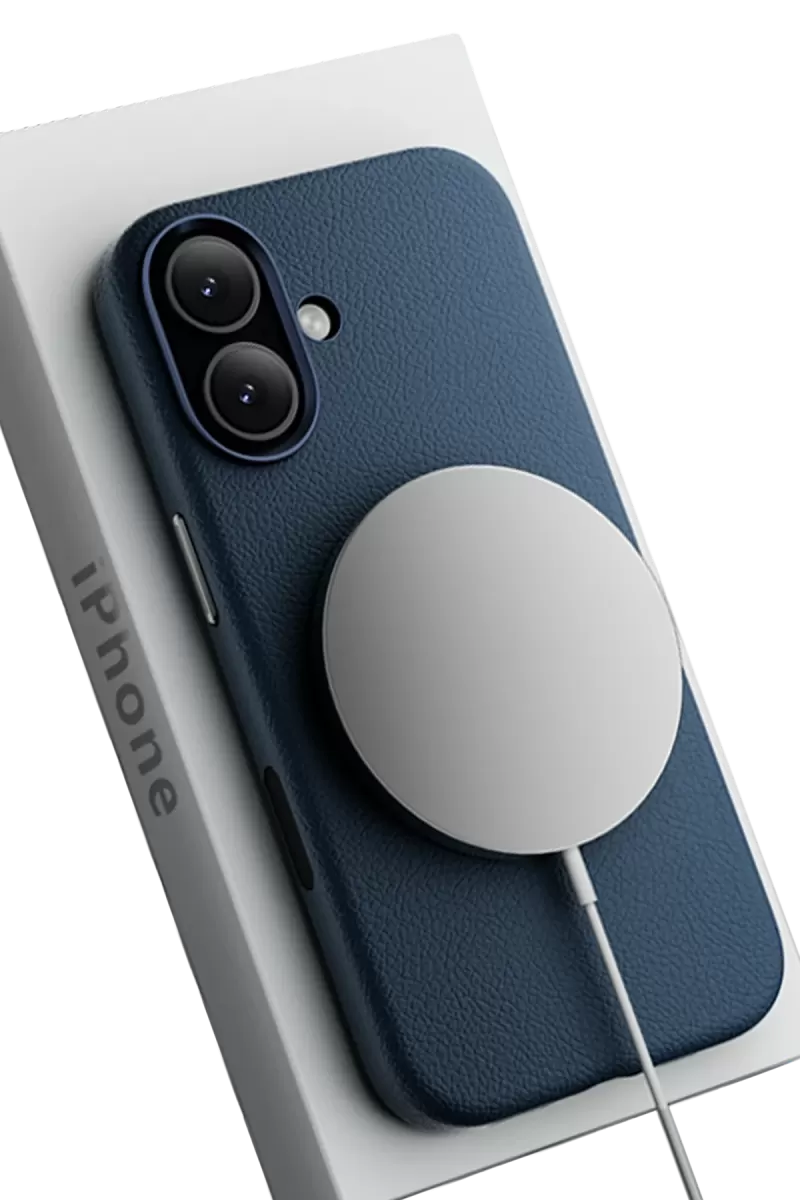 Joko Apple iPhone 17 Wonder Deri Magsafe Kapak - Lacivert