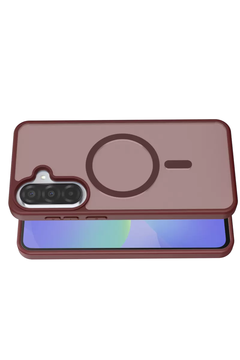 Joko Samsung Galaxy A17 5G Jota Magsafe Kapak - Bordo