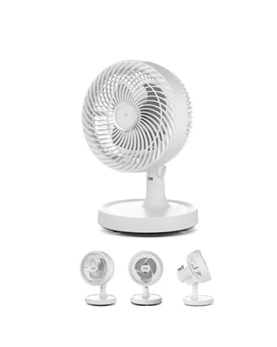 Kompakt Mini Fan Otomatik Salınımlı Sessiz Masaüstü Vantilatör