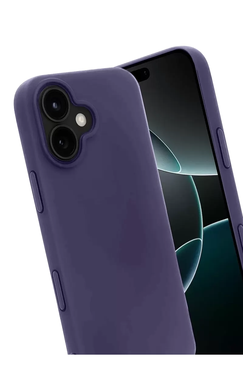 Newface Apple iPhone 17 First Silikon - Mürdüm