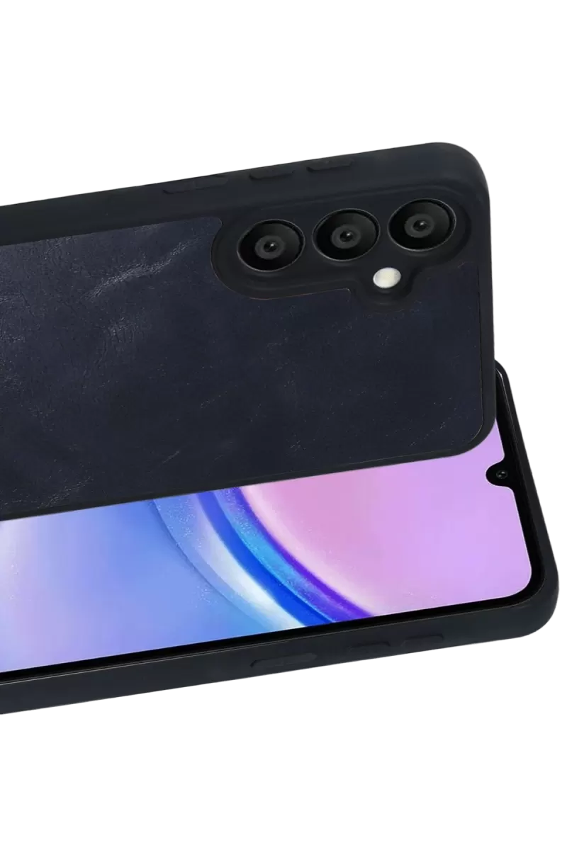 Newface Samsung Galaxy A37 5G Aras Deri Kapak - Lacivert