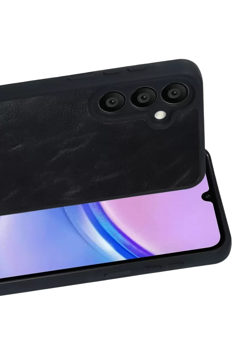 Newface Samsung Galaxy A37 5G Aras Deri Kapak - Siyah
