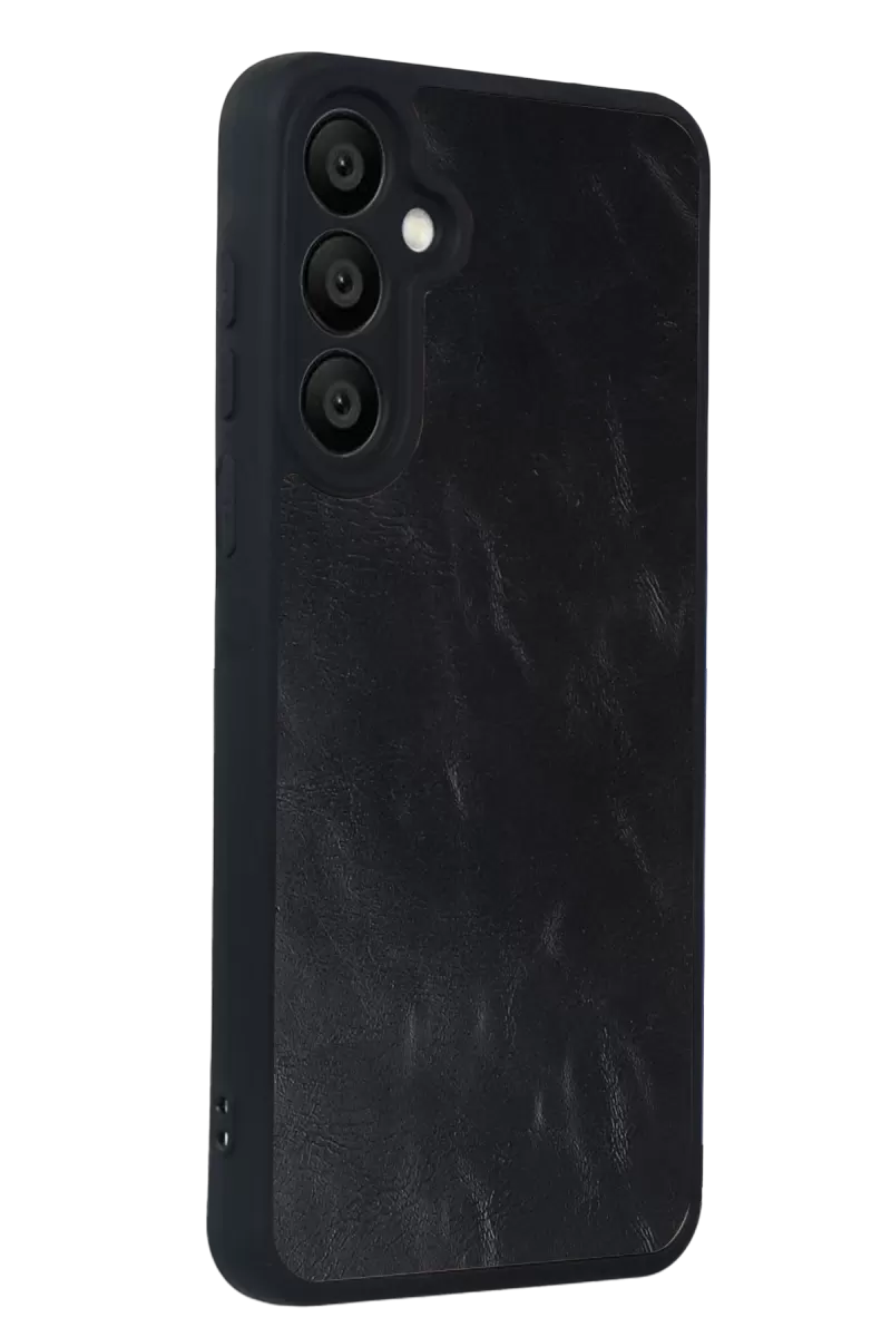Newface Samsung Galaxy A37 5G Aras Deri Kapak - Siyah