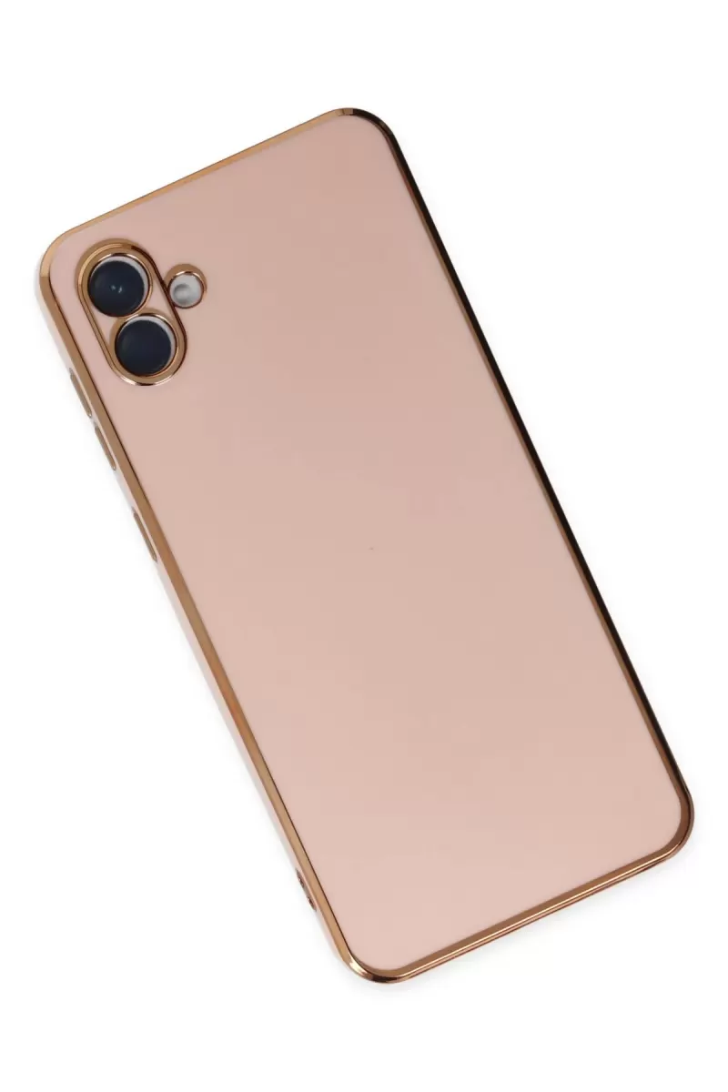 Newface Samsung Galaxy A04 Kılıf Volet Silikon - Pembe