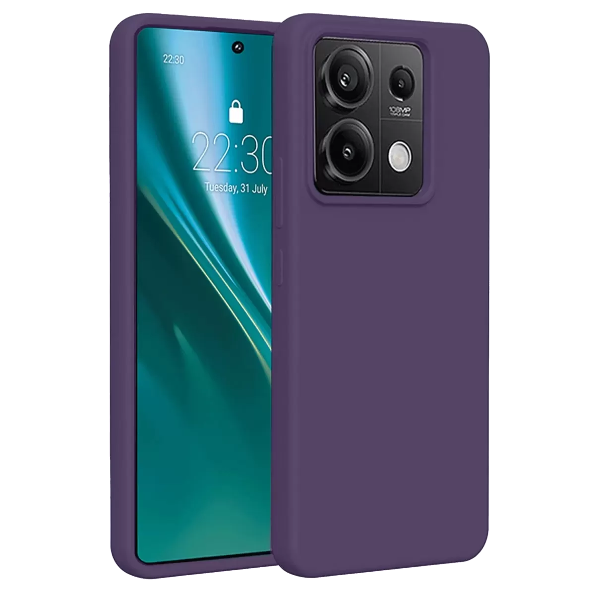 Newface Xiaomi Redmi Note 13 Pro 4G Kılıf First Silikon - Mor