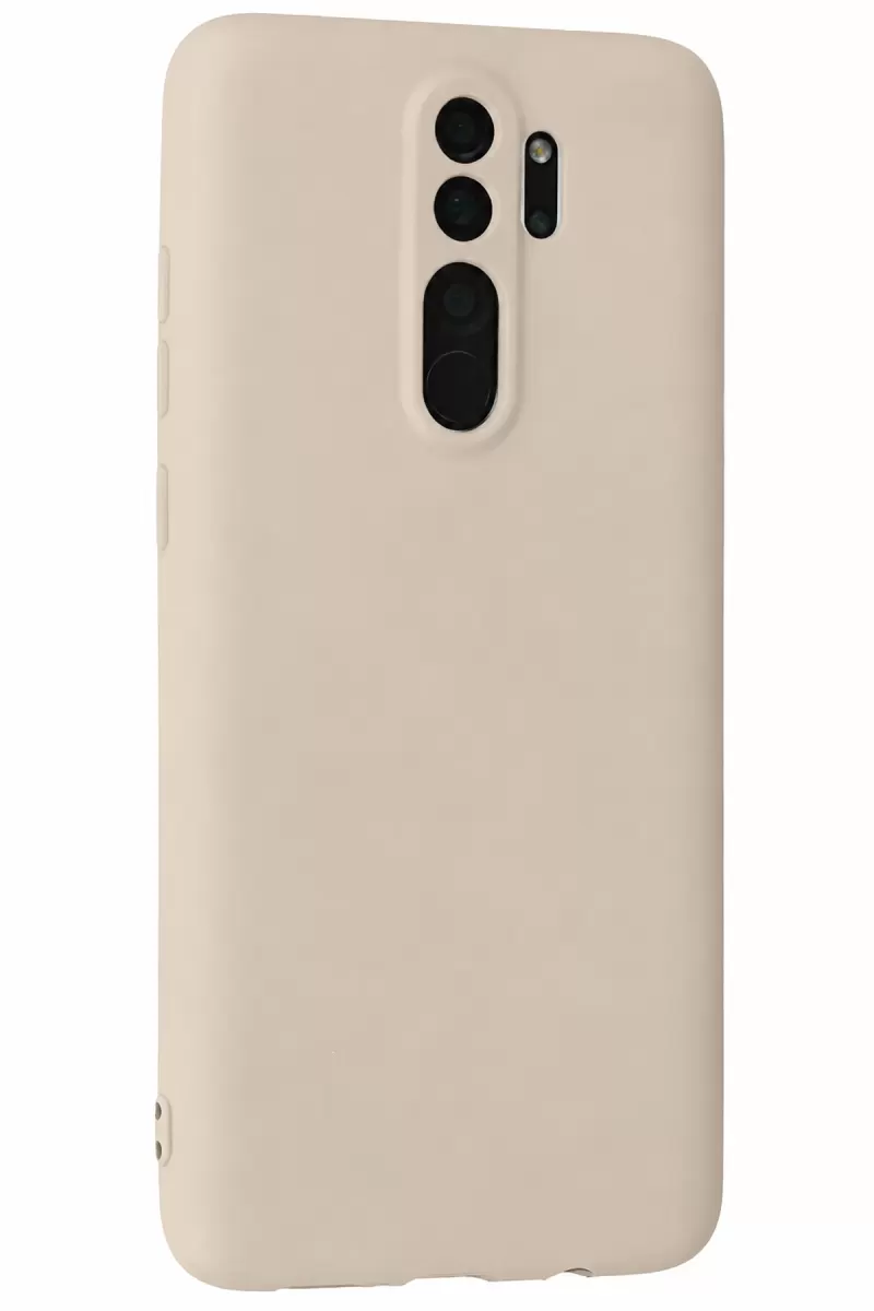 Newface Xiaomi Redmi Note 8 Pro Kılıf First Silikon - Krem