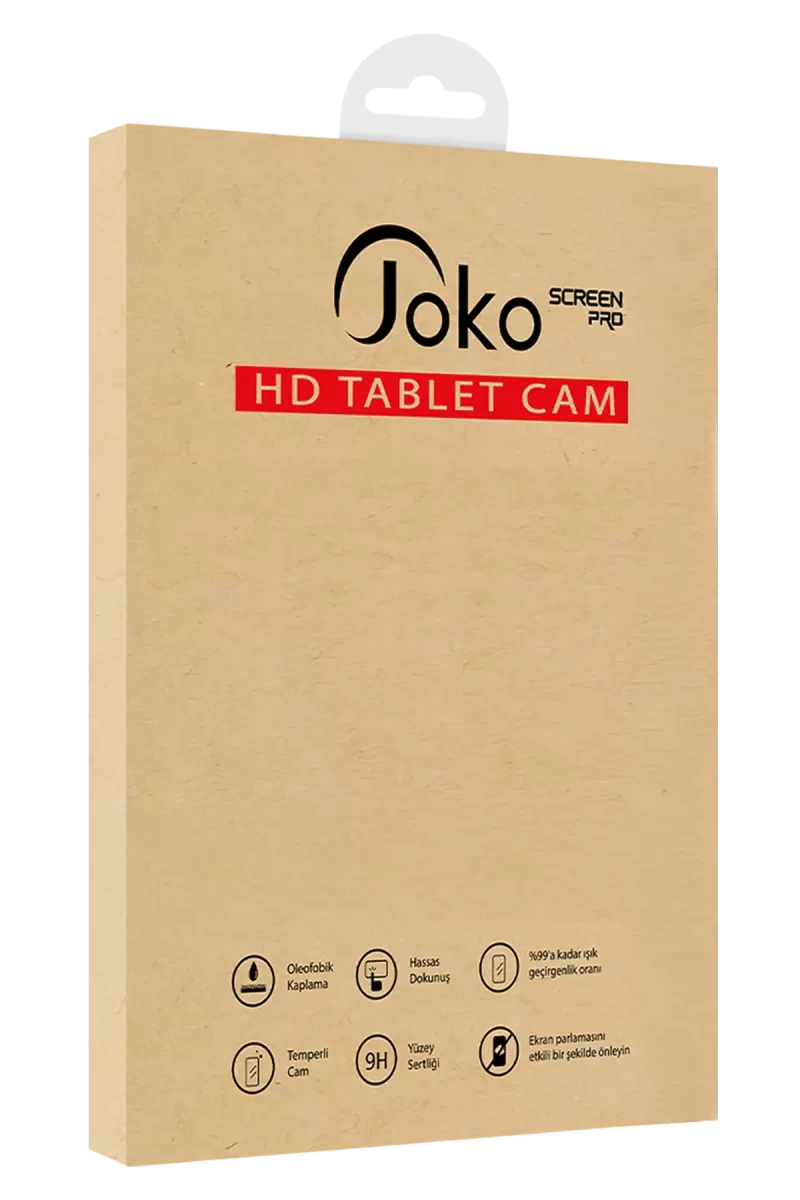 Joko Samsung Galaxy X610 Tab S9 FE Plus 12.4 HD Tablet Cam Ekran Koruyucu - Şeffaf