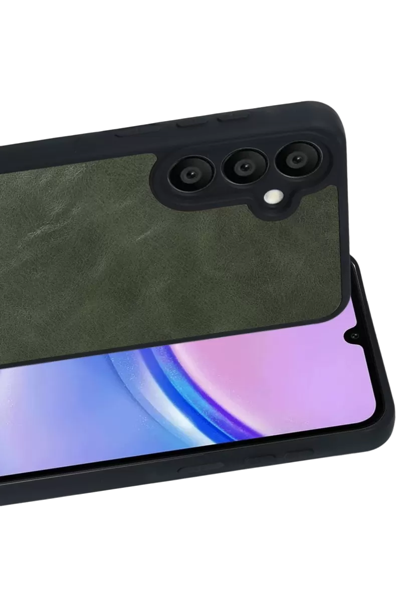 Newface Samsung Galaxy A57 5G Aras Deri Kapak - Yeşil