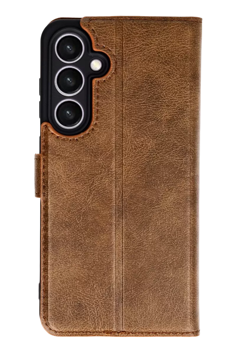 Newface Samsung Galaxy S26 Plus Trend S Plus Kapaklı Kılıf - Taba
