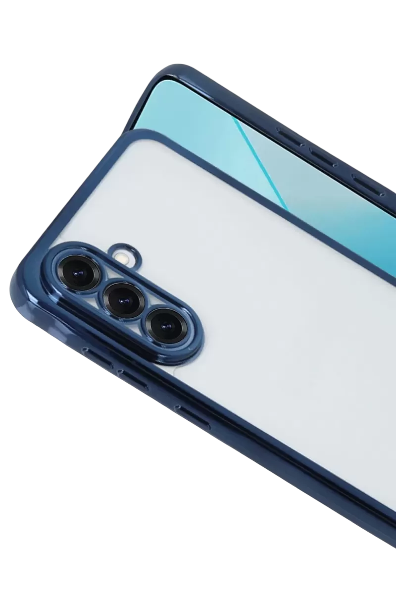 Newface Samsung Galaxy A17 5G Razer Lensli Silikon - Lacivert