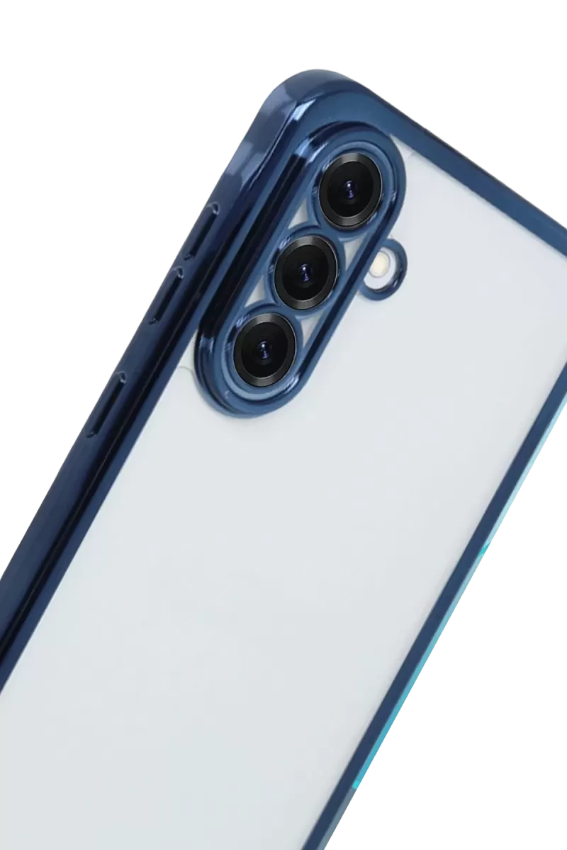 Newface Samsung Galaxy A17 5G Razer Lensli Silikon - Lacivert