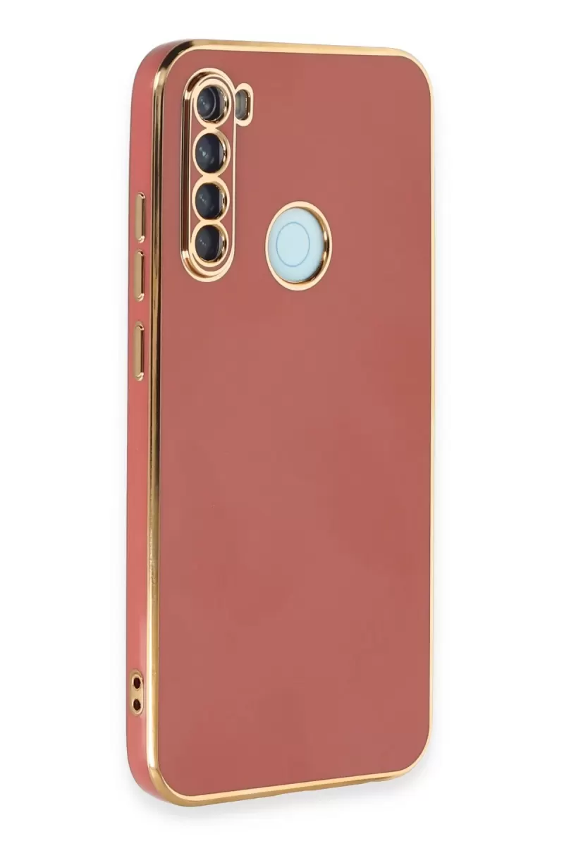 Newface Xiaomi Redmi Note 8 Kılıf Volet Silikon - Kırmızı