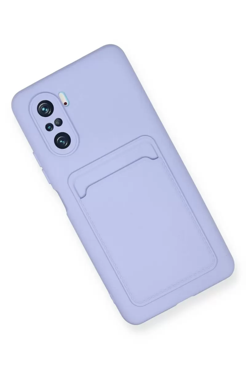 Newface Xiaomi Mi 11i Kılıf Kelvin Kartvizitli Silikon - Lila